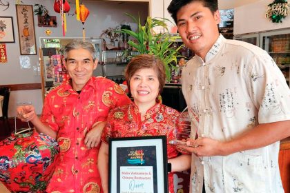 Kim, Monica and Richard Tran.