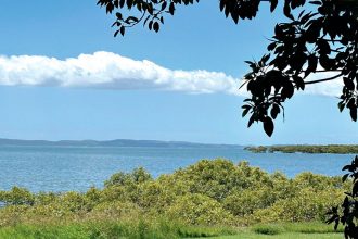 A view of Moreton Bay, taken from Cleveland.