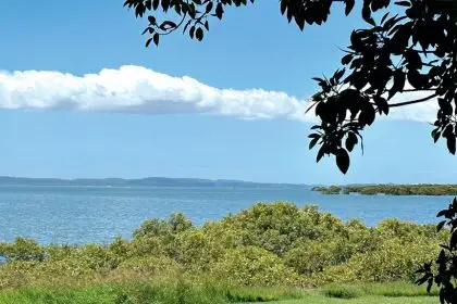 A view of Moreton Bay, taken from Cleveland.