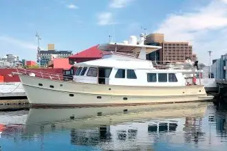 The Celine Eloise gets the best spot in the marina.