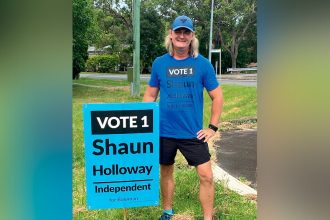 EAGER TO SERVE: Shaun Holloway is a proud working-class Australian who doesn’t believe that increasing taxes is the answer.