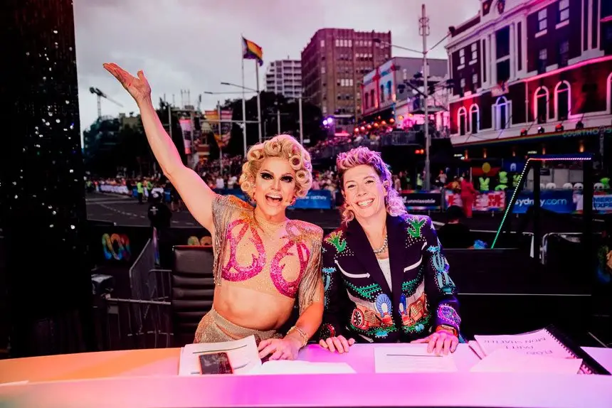 Mardi Gras Parade one big party