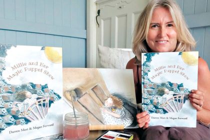 Megan Forward says locals can find Millie and Her Magic Puppet Show at The Mad Hatter’s Bookshop, Little Gnome, and The Collective Store.