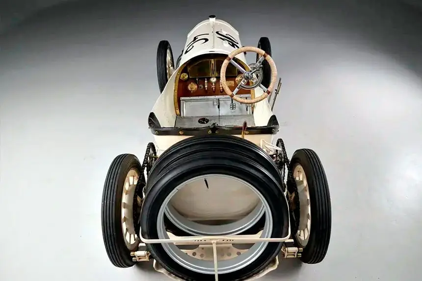 MOTORING MAJESTY: The classic Mercedes still turns heads today.