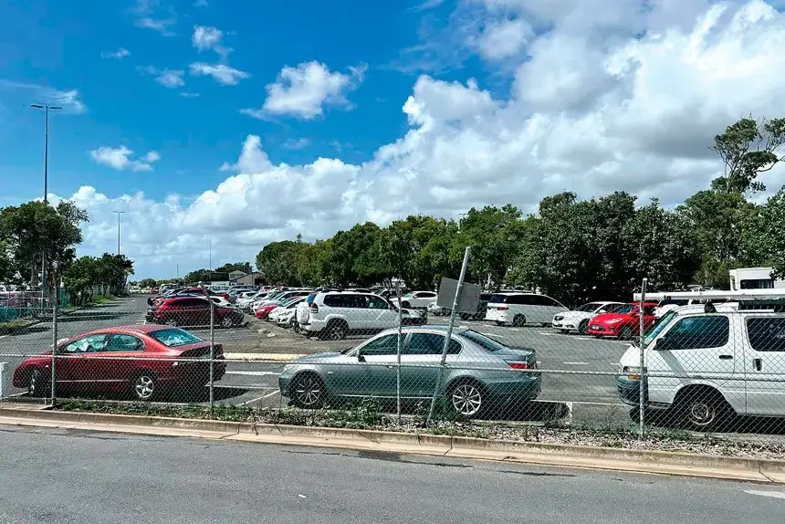 PARKING CRUNCH: Parking is at a premium at Redland Bay Marina and residents have had enough.