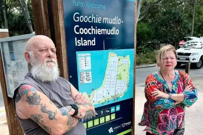 PLEA FOR HELP: Residents Geoff Buchus and Elizabeth Rankin.