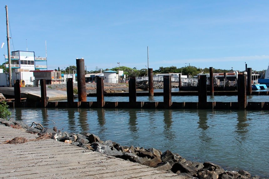 Toondah Harbour, Cleveland, Queensland photographed from public boat ramp (Source: Wikipedia)