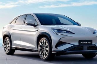 The BYD Sealion 7’s driving range exceeds 500km on a single charge.