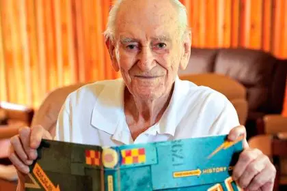 Retired pilot Allan Ashton recently celebrated his 99th birthday.