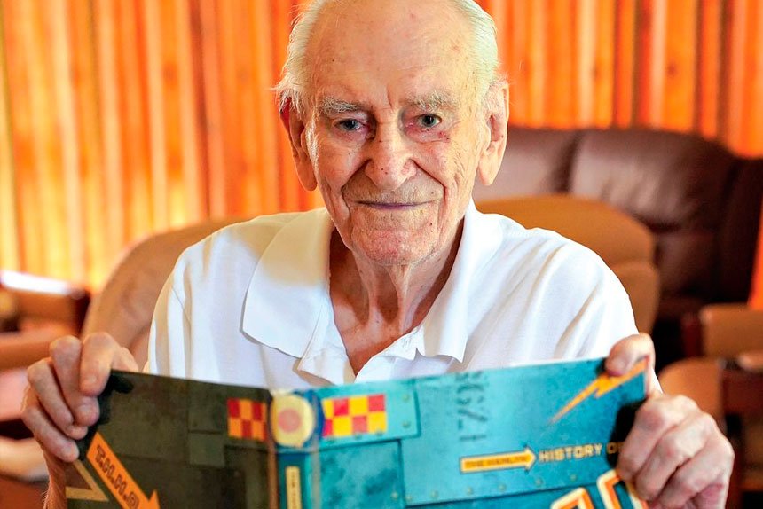 Retired pilot Allan Ashton recently celebrated his 99th birthday.