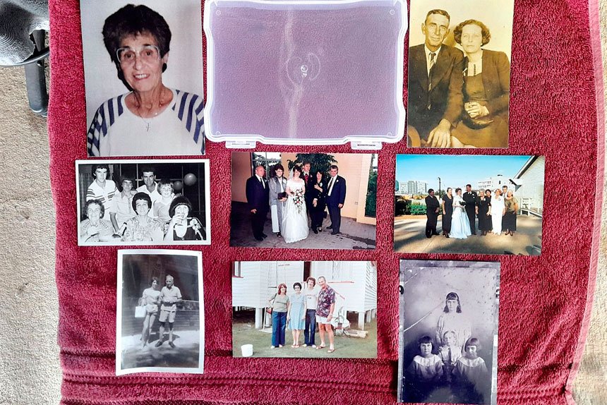 ARE THEY YOURS?: Family photos found on Benfer Rd, Victoria Point.