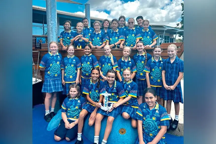 BORN TO LEAD: The St. John Vianney’s Year 6 leaders.