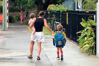 HAPPY RETURNS: Back to normal after Alfred’s visit.