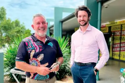 RLOA’s Head of Operations Robert Rees and Head of Marketing and New Business Nicholas Power are excited to launch Harmony Home and Yard Maintenance for the Redlands community.