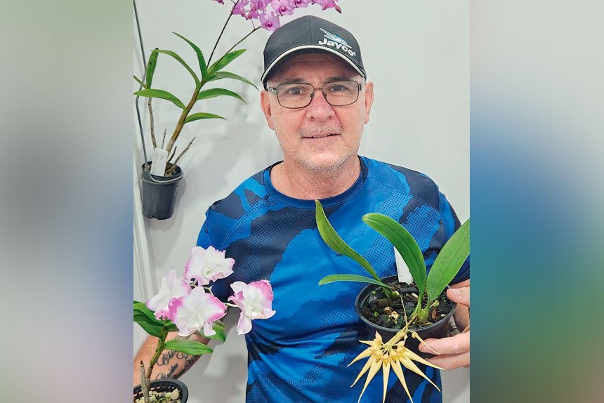 PASSION PROJECT: Paul McCarthy loves growing orchids.