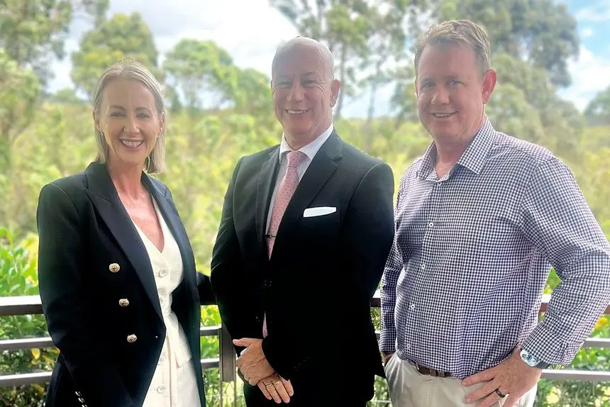 SEEKING SOLUTIONS: Rebecca Young, Steve Minnikin and Mike Smythe from RTL Trades.