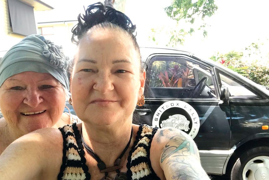 Lisa Keegan and Josephine Holden are seeking sponsors for their Shitbox Rally adventure from May 2 to 10.