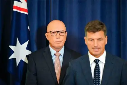 STEPPING BACK: Angus Taylor has played down Peter Dutton’s comments about breaking up insurance companies. PHOTO: Lukas Coch/AAP PHOTOS