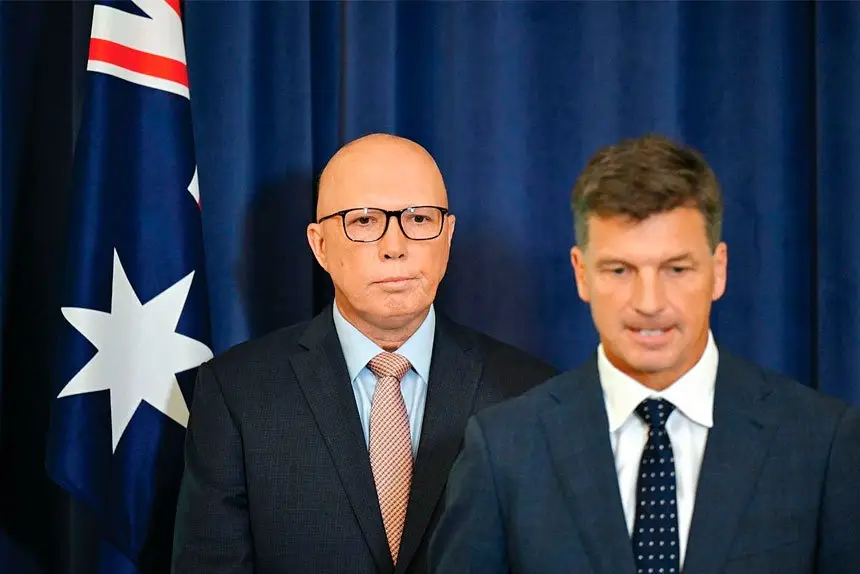STEPPING BACK: Angus Taylor has played down Peter Dutton’s comments about breaking up insurance companies. PHOTO: Lukas Coch/AAP PHOTOS