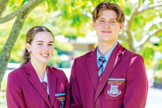 YOUNG LEADERS: Jessica Schull and Tasman Wright.