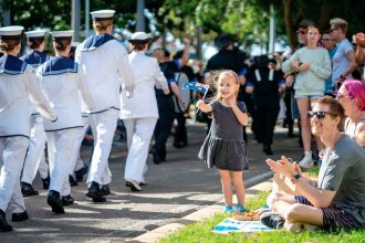 ACROSS THE AGES: Anzac Day unites the community.