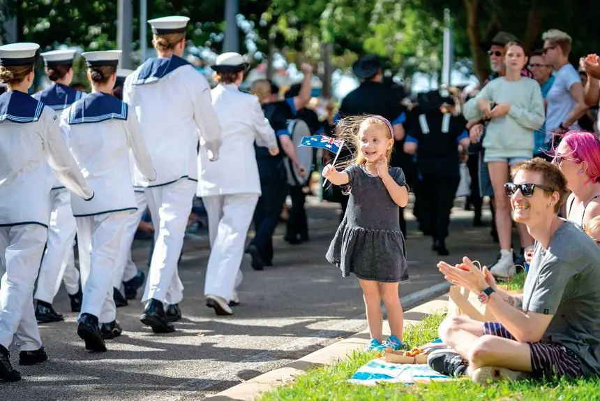 ACROSS THE AGES: Anzac Day unites the community.