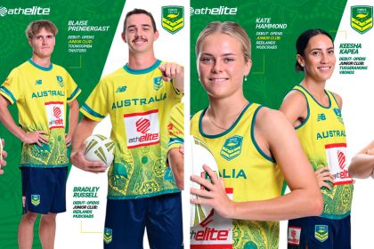 Brad Russell is thrilled to make the team. Kate Hammond will debut in Christchurch.