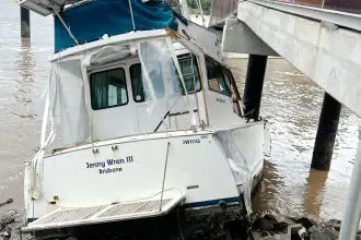 HARD HIT: Alfred left behind a trail of destruction.