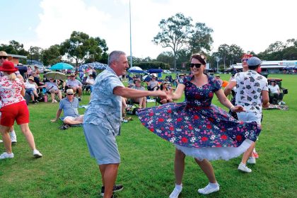 LETTING GO: Festivalgoers loved the new venue.