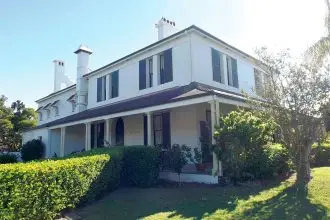 Lota House, built from 1856 by William Duckett White, remains as a reminder of Lota’s history.