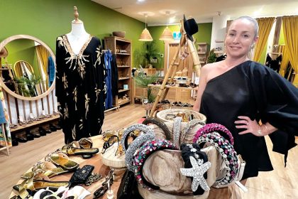 PERSONAL TOUCH: Charmaine Schaenzel adjusts her designs based on customer feedback.