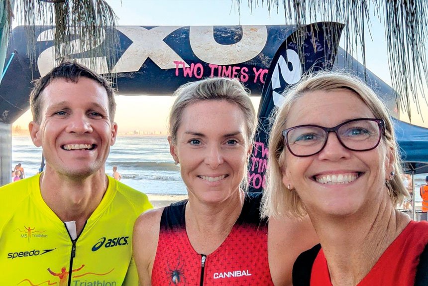 Left to right: Michael Pelka, Kate Gayner and Kelly Phuah.