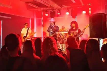 STIMULATING MUSIC: Amphetamines, comprising vocalist Heath McTegg, guitarist Maya Nath, bass player Oliver De Los Santos and drummer Braxton Hunt-Nissen, are among the bands performing on April 14 for Skate Punk at Capalaba.