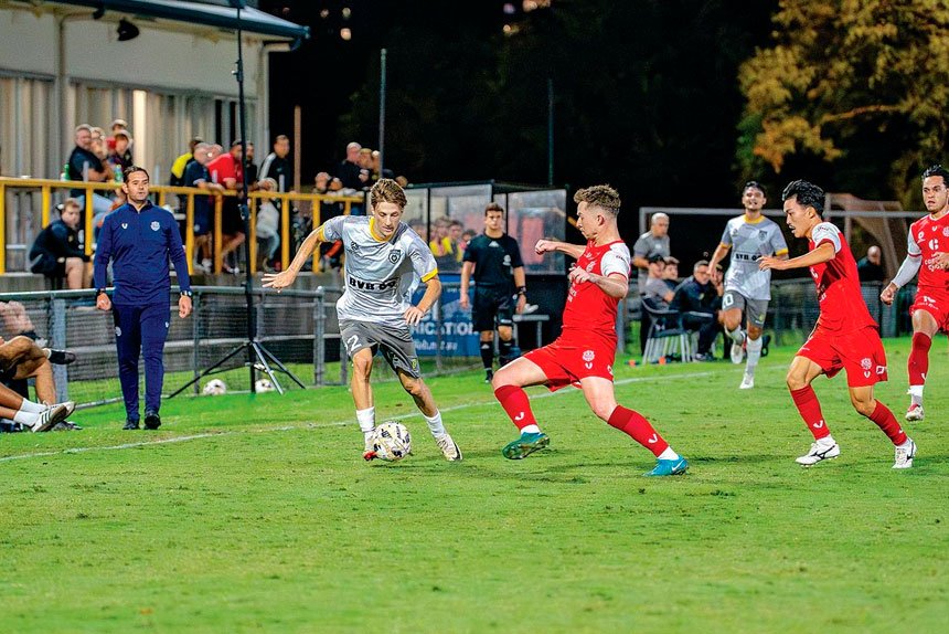 BACK TO BITE: Former Olympic favourite Jez Lofthouse made a notable return to Goodwin Park in Wolves colours.