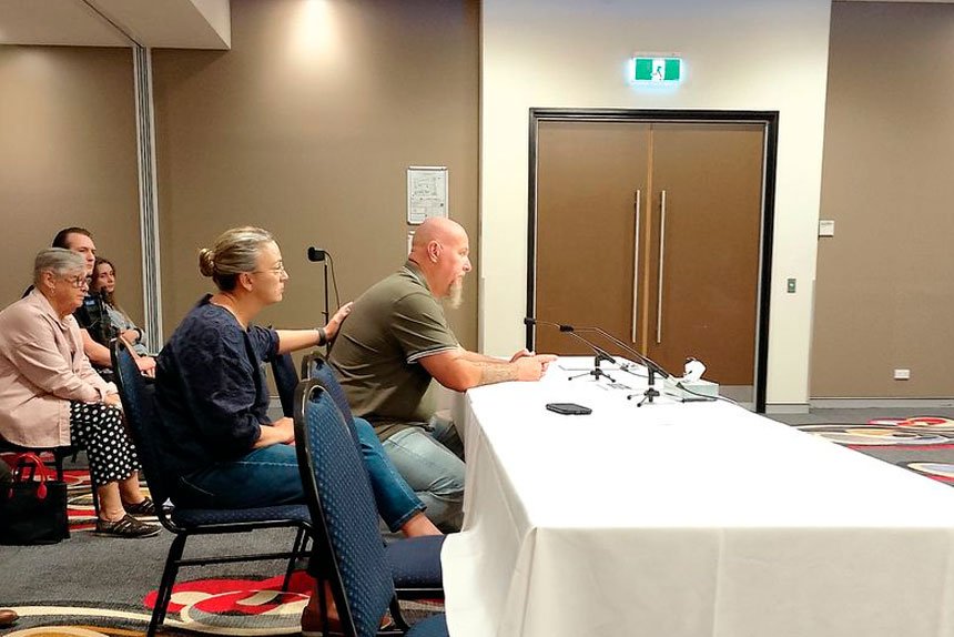 Chris Sanders tells the story of his stabbing.