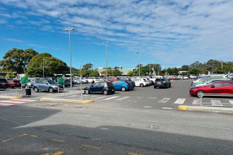 The Woolworths Cleveland car park.