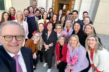 EXCITING TIMES: New Bonner MP Kara Cook makes her first visit to Canberra.