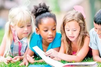 LOVE OF LEARNING: Young readers are being encouraged.