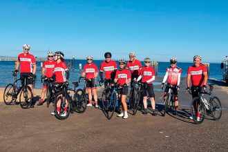 GOOD TIMES “It was a great introduction to a bunch of awesome people who all love riding bikes and having adventures.”