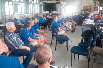 Members of the Wynnum Men’s Shed.