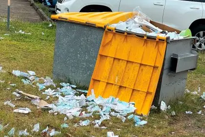 Scripts in the dirt outside a Capalaba pharmacy were first reported in November 2022, this newspaper has been told.
