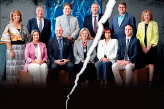 DIVIDED TEAM: Mayor Joss Mitchell has failed to unite the Redland City Council.