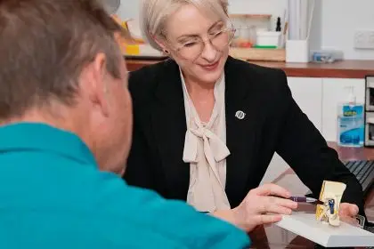 NO RUSH: The important thing is that the patient leaves with a clear understanding of their condition.