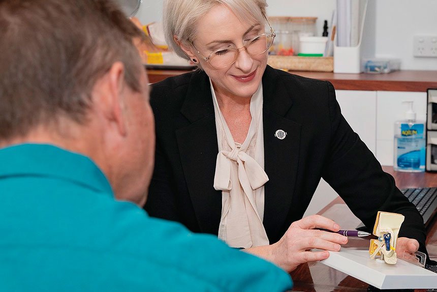 NO RUSH: The important thing is that the patient leaves with a clear understanding of their condition.