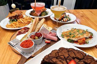 A selection of dishes at Club Macleay.