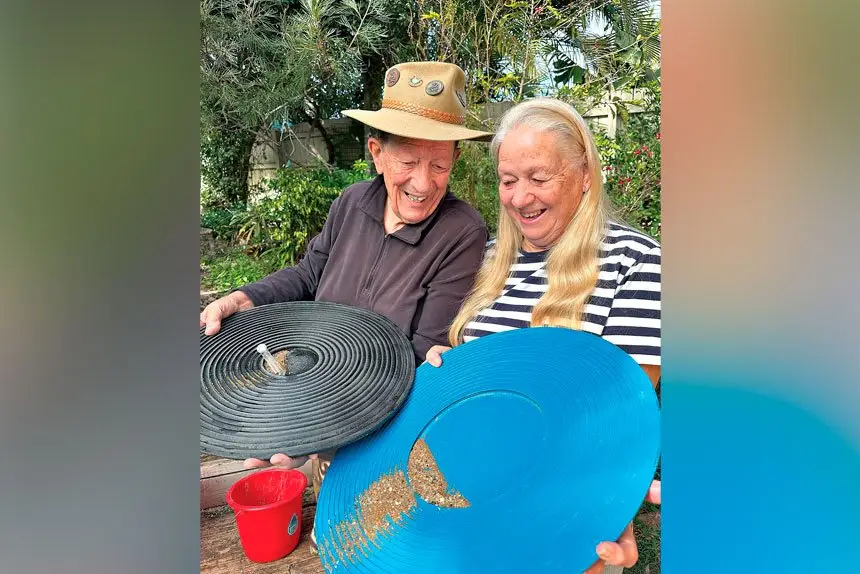 PANNING OUT: Fred and Gloria Olsson’s search for gold has delivered lifelong friendships.