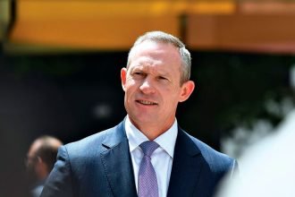 GOOD PROGRESS: Mick de Brenni says the installation of the new traffic lights is well advanced.