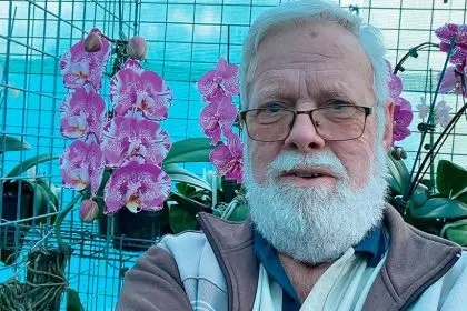 WELCOME ESCAPE: Growing orchids has been a great stress relief for Greg Webb.