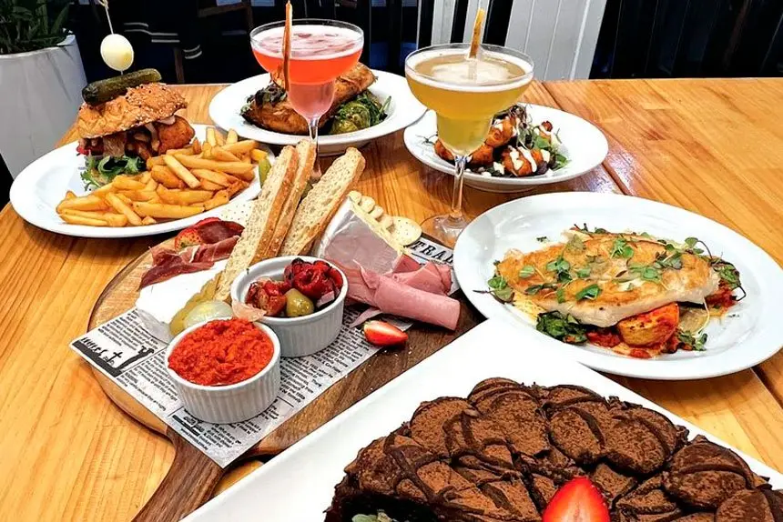 A selection of dishes at Club Macleay.