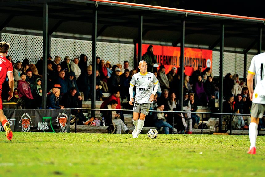 HEADS UP: Wolves midfielder Naoki Maeda sparks an attacking raid against Eastern Suburbs.